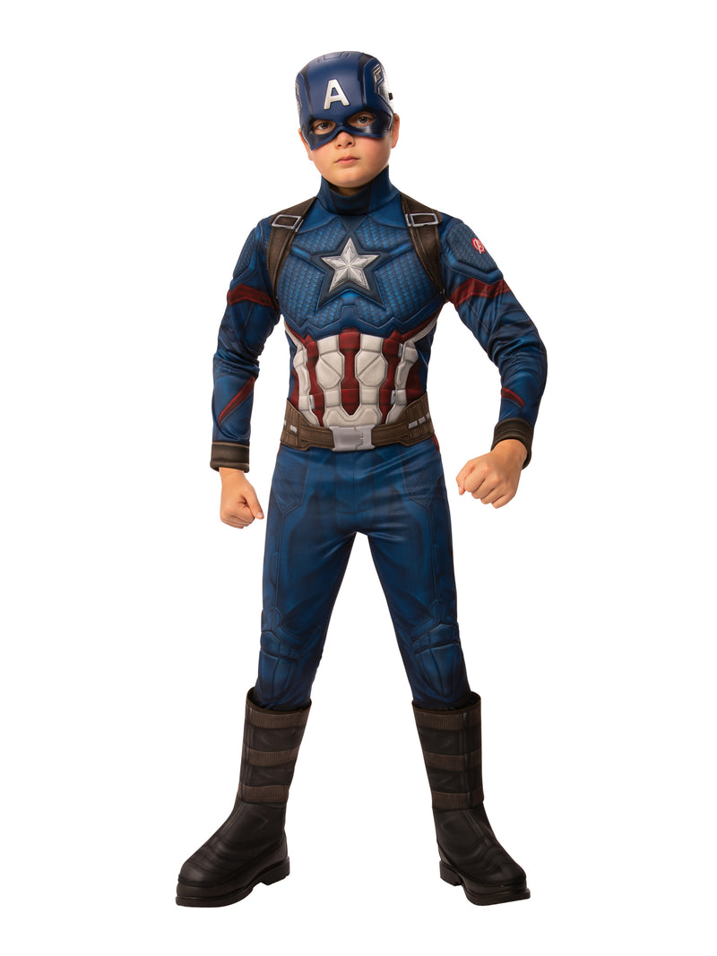 Child's Deluxe Captain America Costume From Marvel Endgame