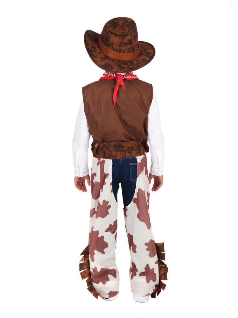 Child's Cow Print Cowboy Costume