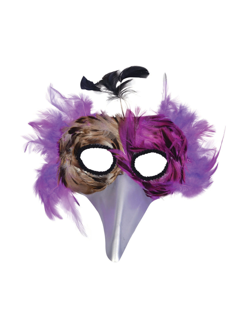 Red Bird Feather Mask