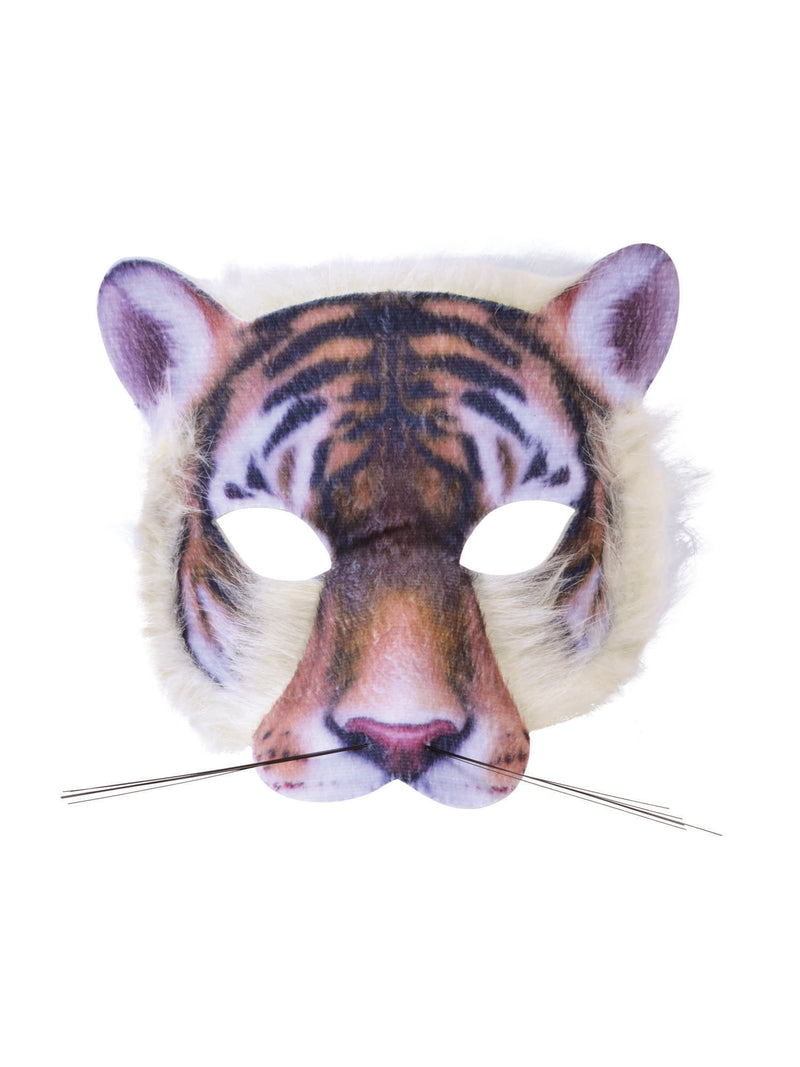 Tiger Face Realistic Fur Mask