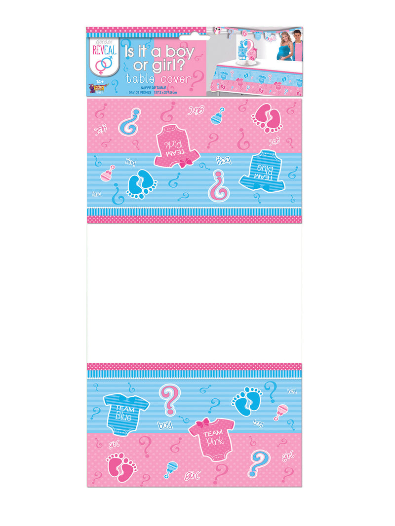 Gender Reveal Table Cover