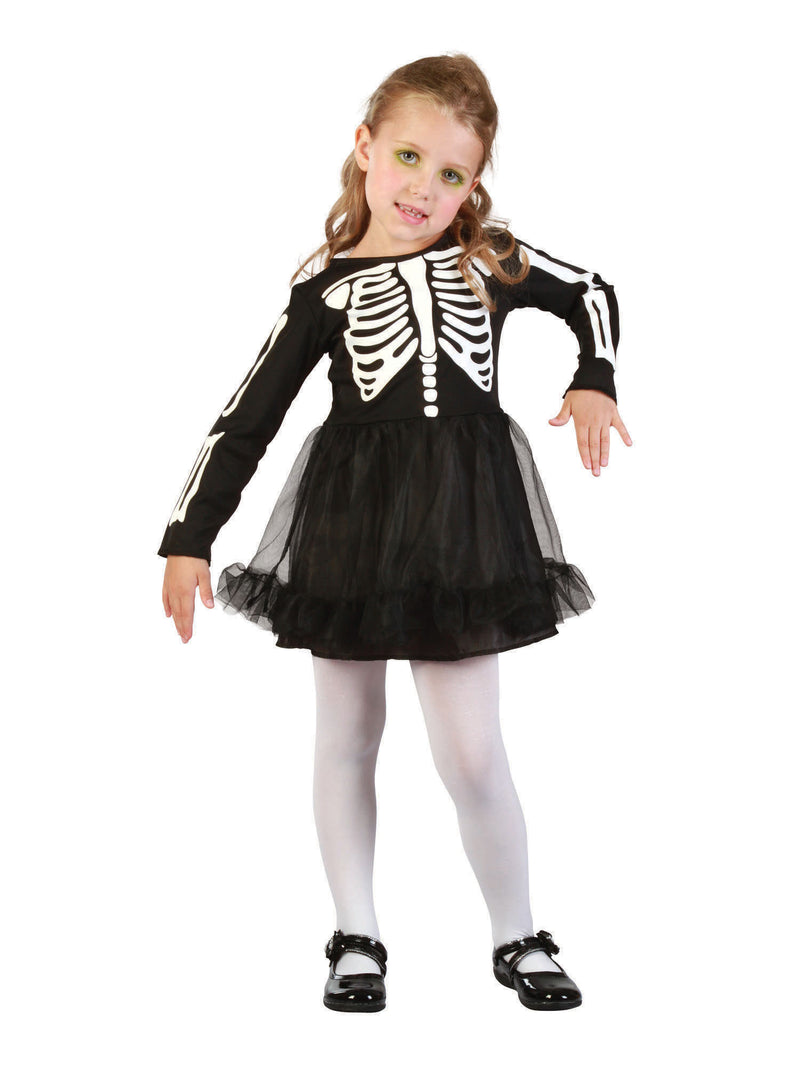 Child's Skeleton Girl Costume
