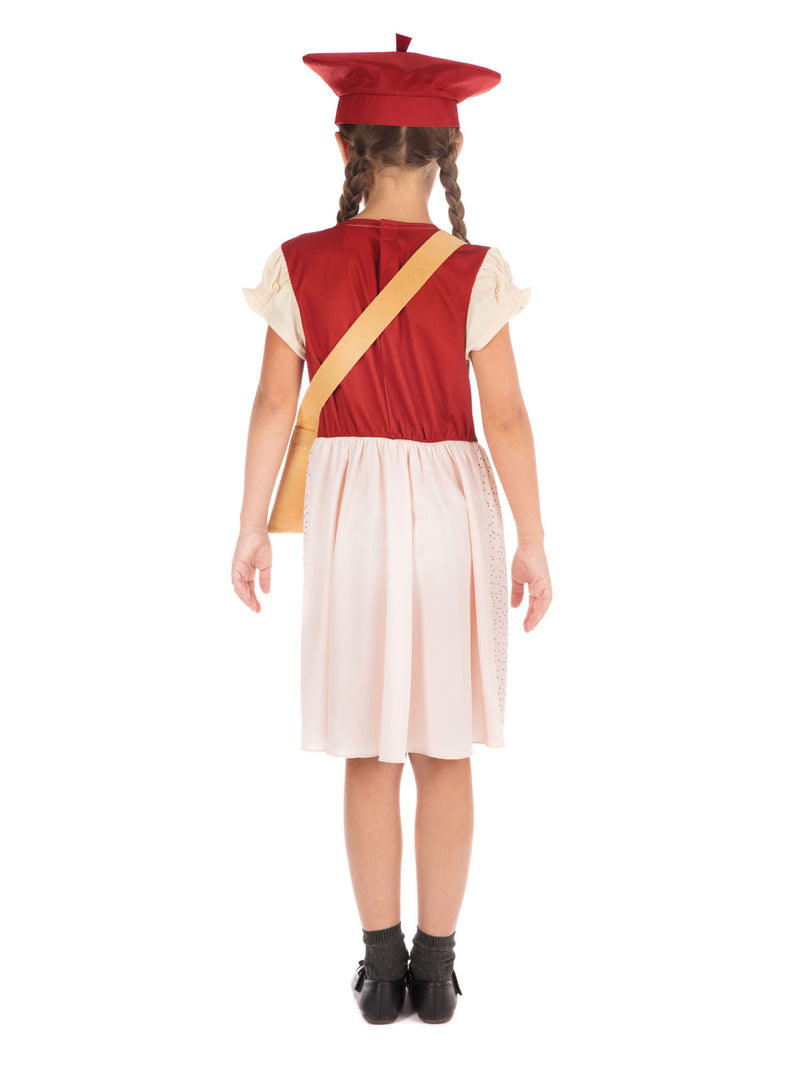 Child's Evacuee Schoolgirl Costume