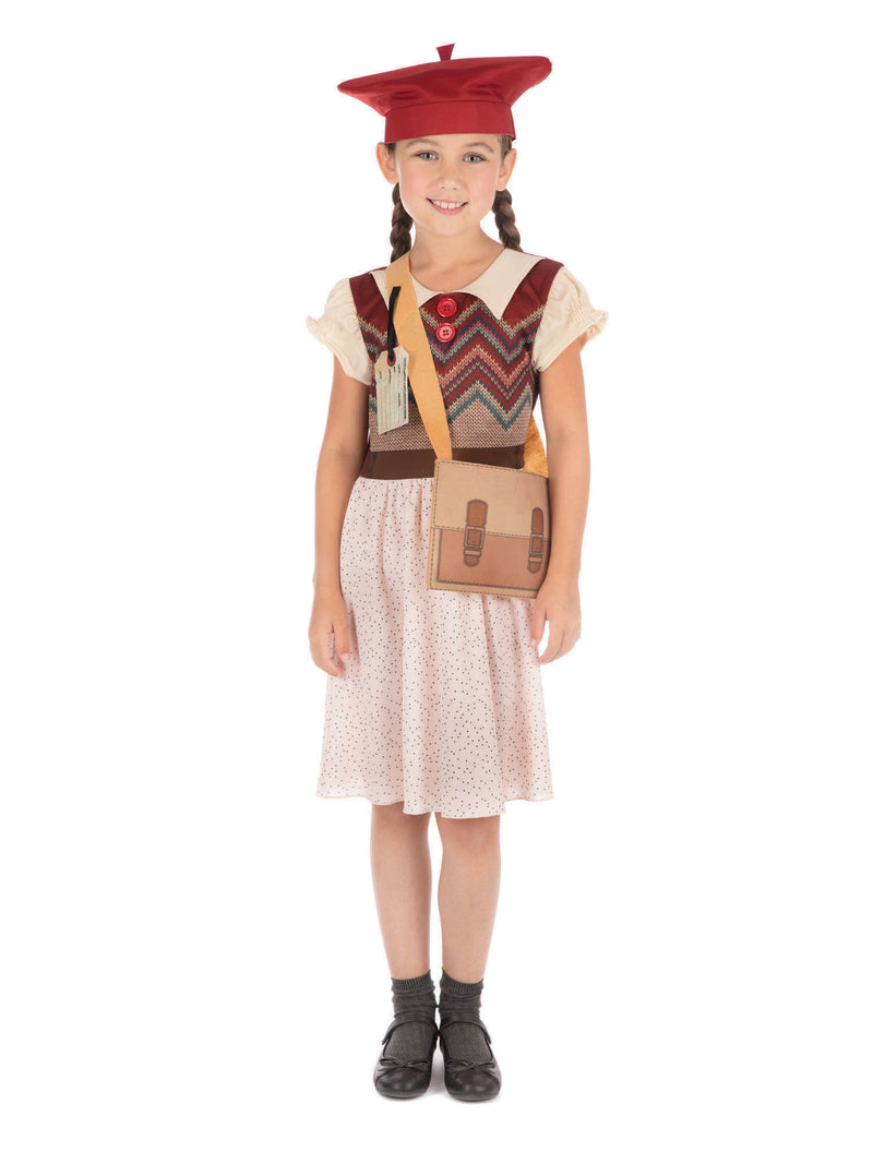 Child's Evacuee Schoolgirl Costume