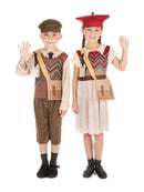 Child's Evacuee Schoolboy Costume
