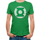 Medium Green Lantern Distressed Logo T-Shirt