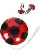 Miraculous Ladybug Yo-Yo and Earring Accessory Set
