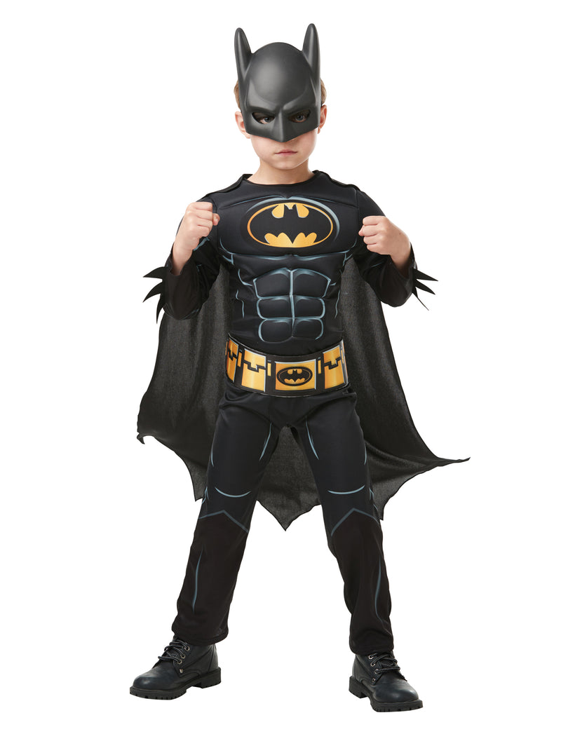Child's Black Batman Costume From The Dark Knight