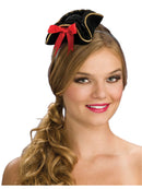 Black Mini Buccaneer Hat