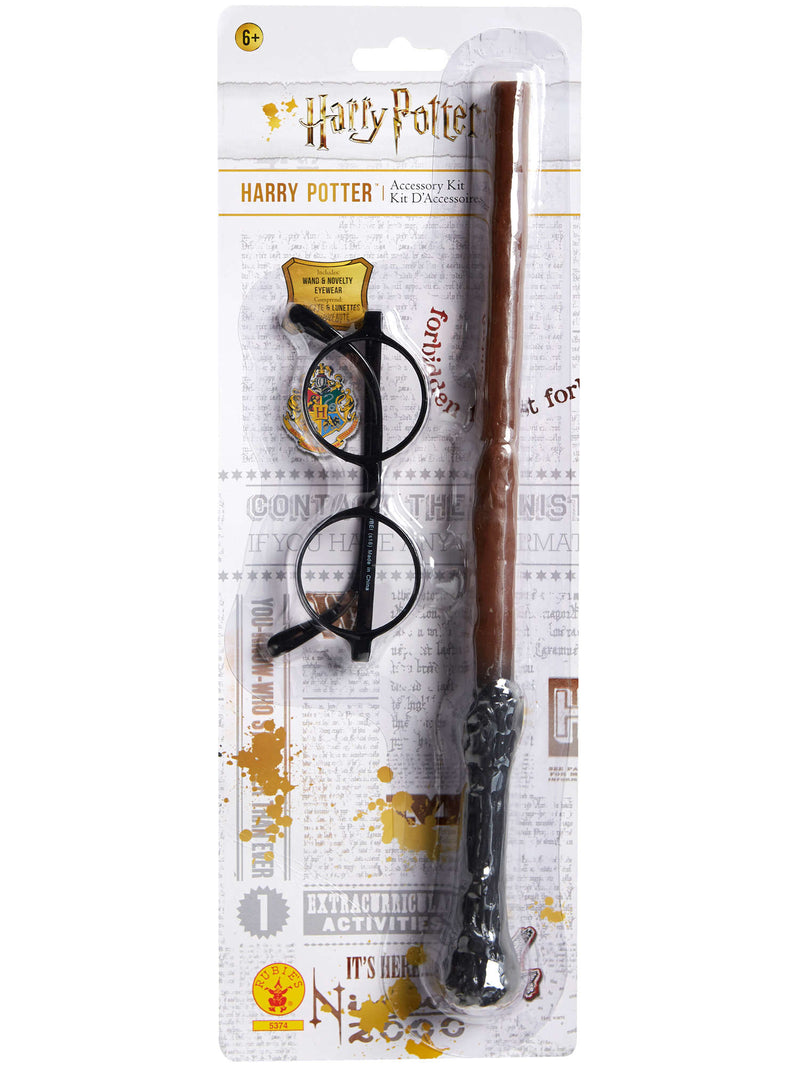 Harry Potter Wand & Glasses Bilster Kit
