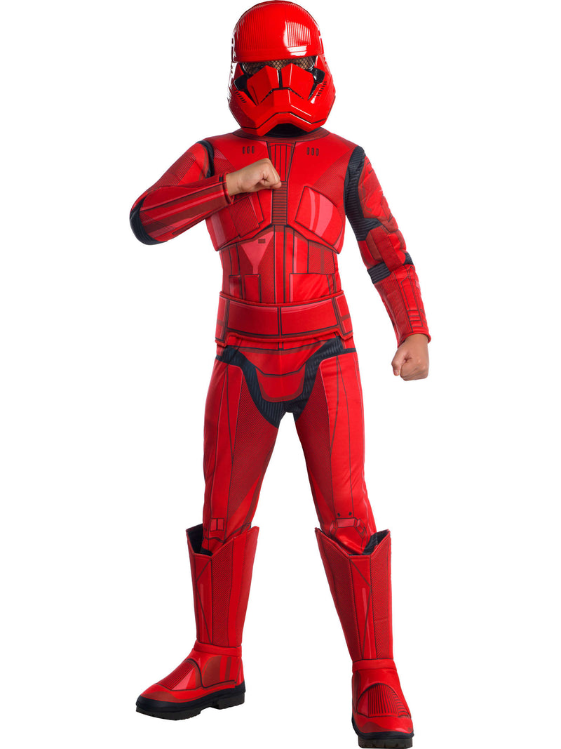 Child's Deluxe Red Trooper Costume From Star Wars The Rise Of Skywalker