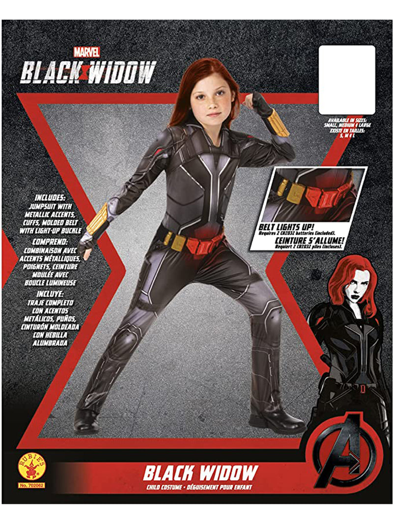Child's Deluxe Black Widow Costume From Marvel Black Widow