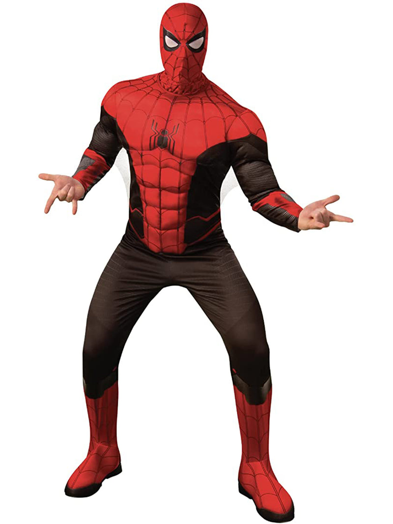 Adult Deluxe Spider-Man Red and Black Costume From Marvel