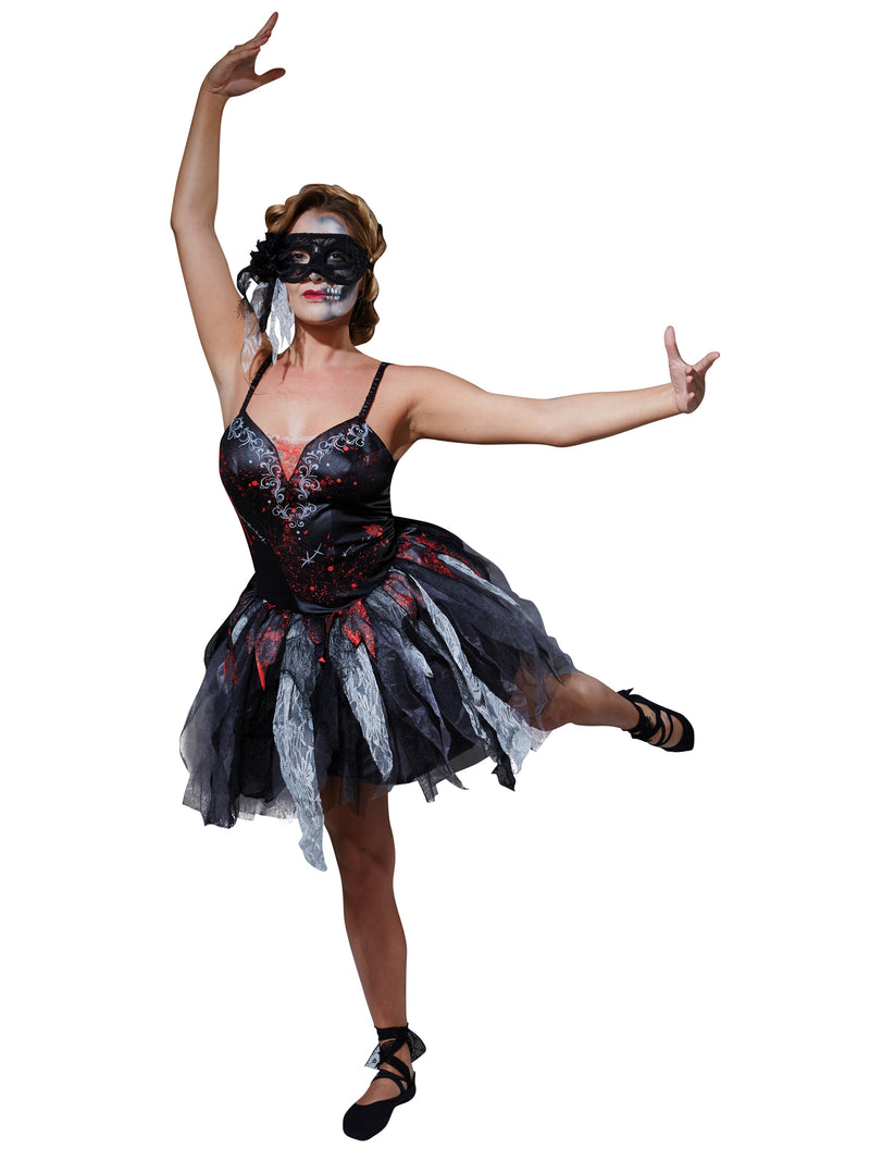 Adult Dead Ballerina Black Costume