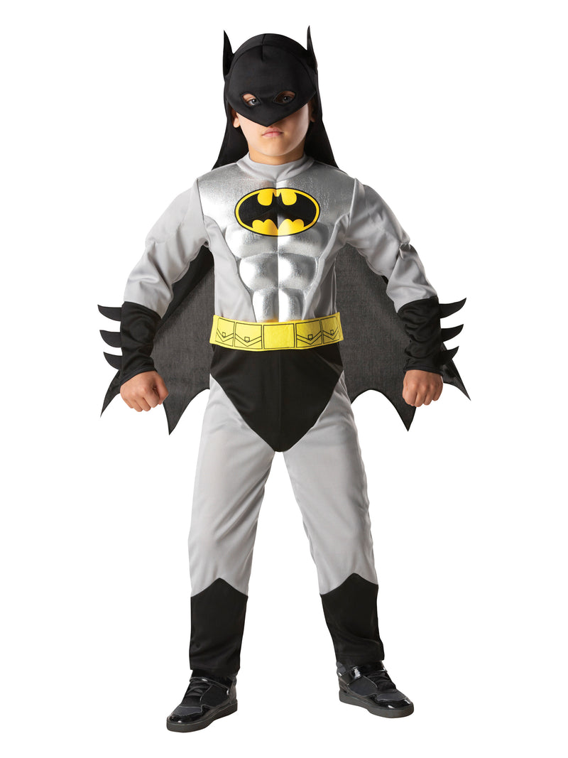 Child's Deluxe Metallic Batman Costume