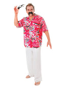 Adult Hawaiian Floral Shirt Costume