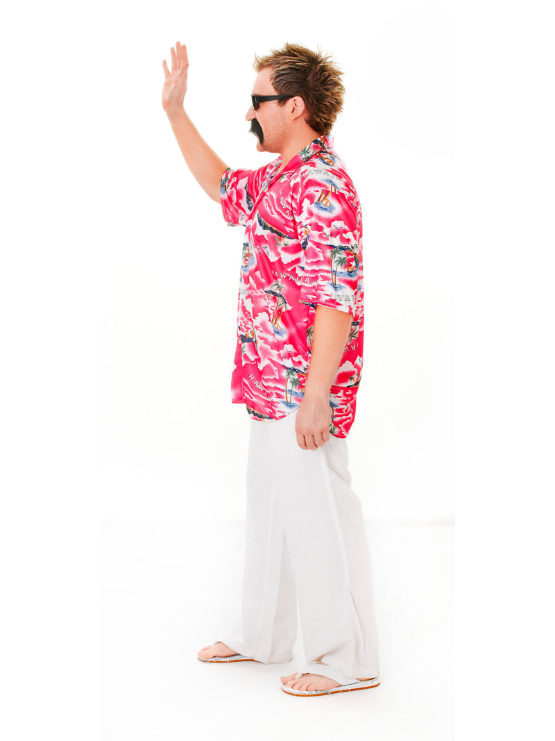 Adult Hawaiian Floral Shirt Costume