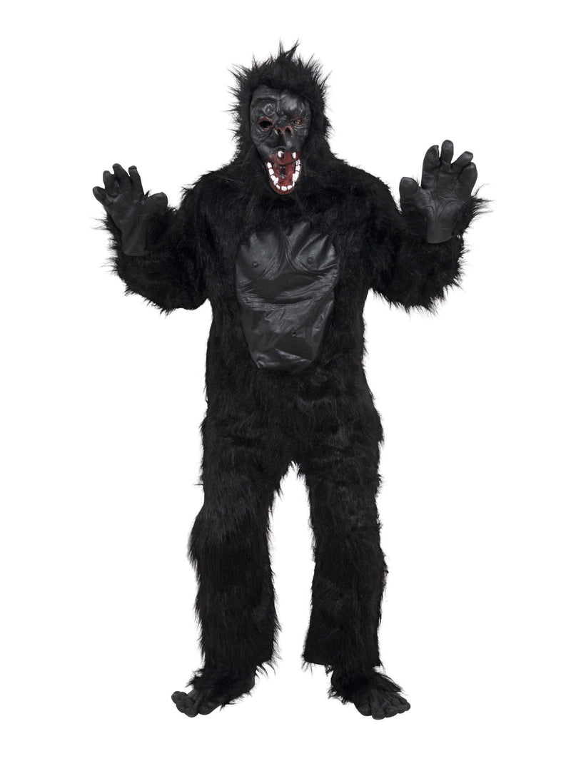 Adult Gorilla Costume & Rubber Chest