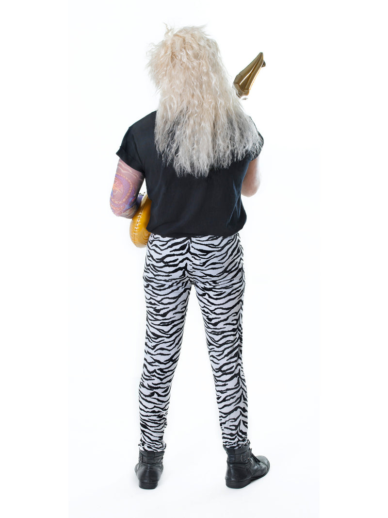 Adult Men's Zebra Print Trousers Costume