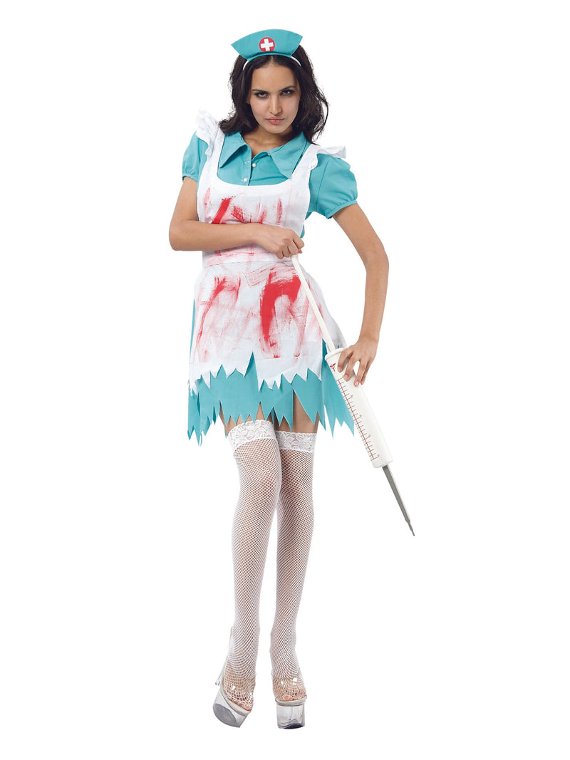 Adult Blood Splattered Nurse Costume