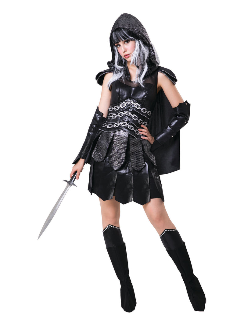 Adult Dark Warrior Lady Costume