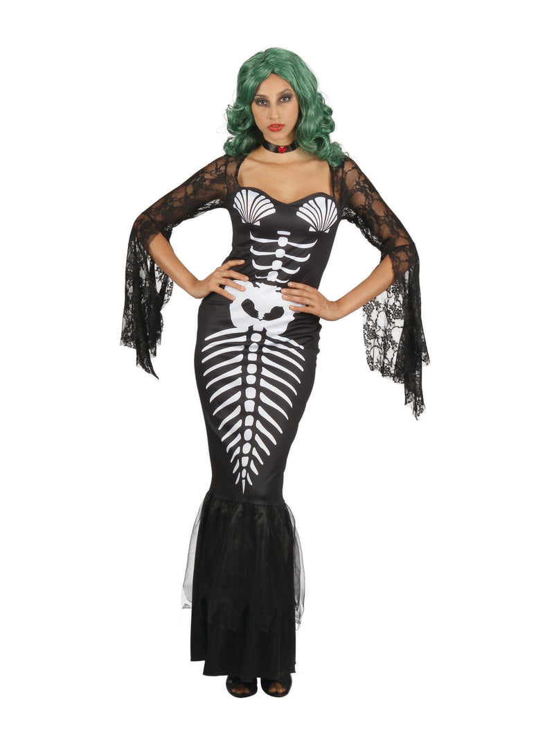 Adult Skeleton Mermaid Costume