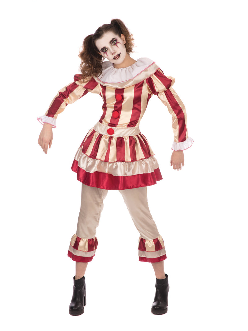 Adult Ladies Carnevil Clown Costume
