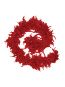Red Feather Boa Costume Accessory