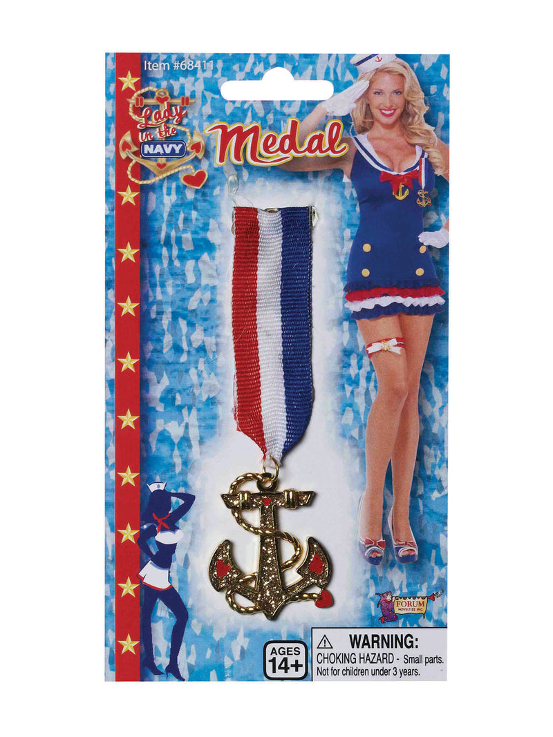 Lady In The Navy Medal Costume Accessory