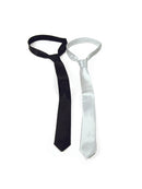 Black Skinny Tie Costume Accessory