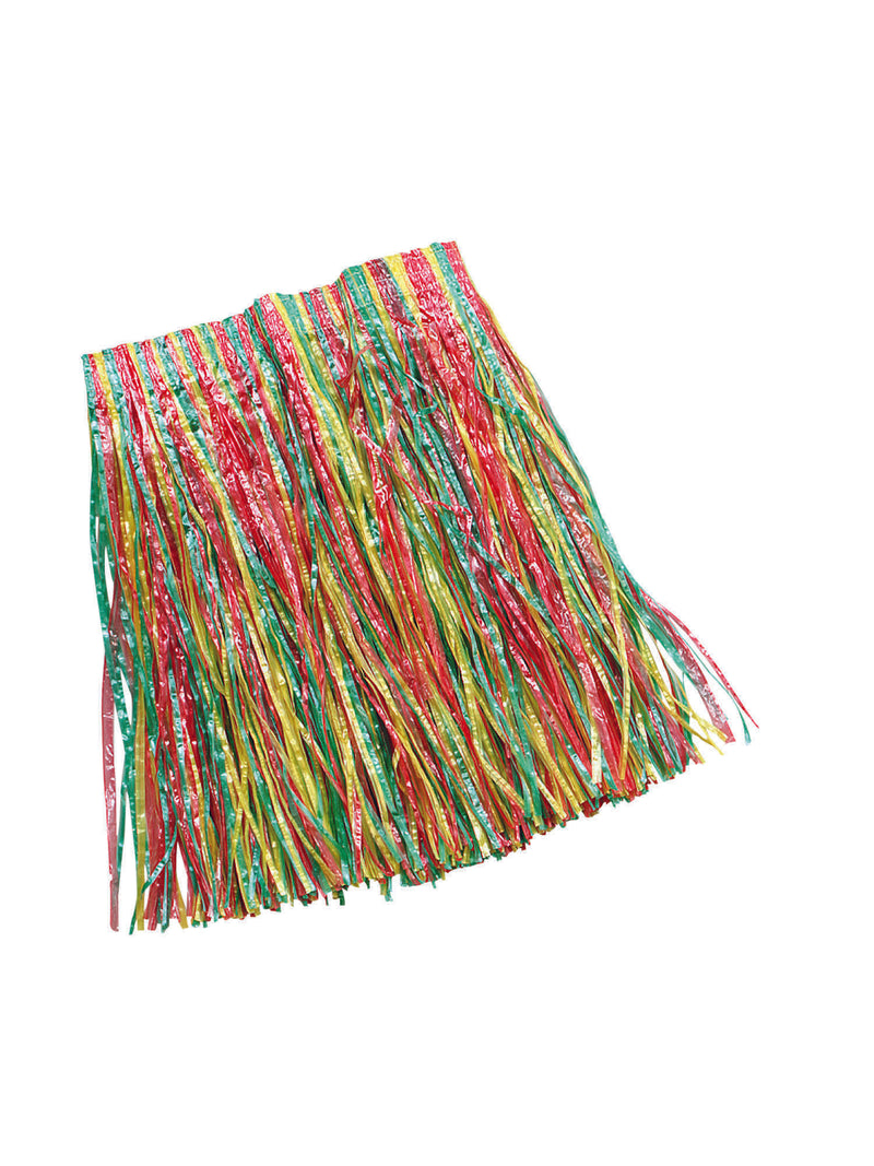 Multi-coloured Grass Skirt Costume Accessory