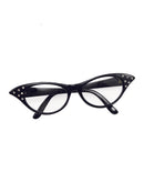 Black 50's Female Sunglasses Costume Accessory