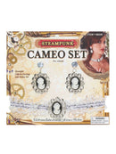Steampunk Cameo Earring & Choker Set