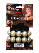 Vintage Pearl Bracelet Costume Accessory