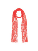 Orange 80's Neon Lace Scarf Costume Accessory