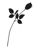 Rose Black Costume Accessory