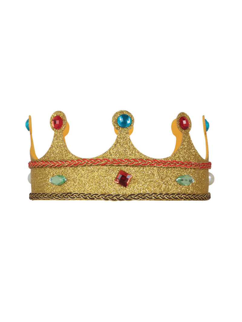 Fabric Medieval Crown Costume Accessory