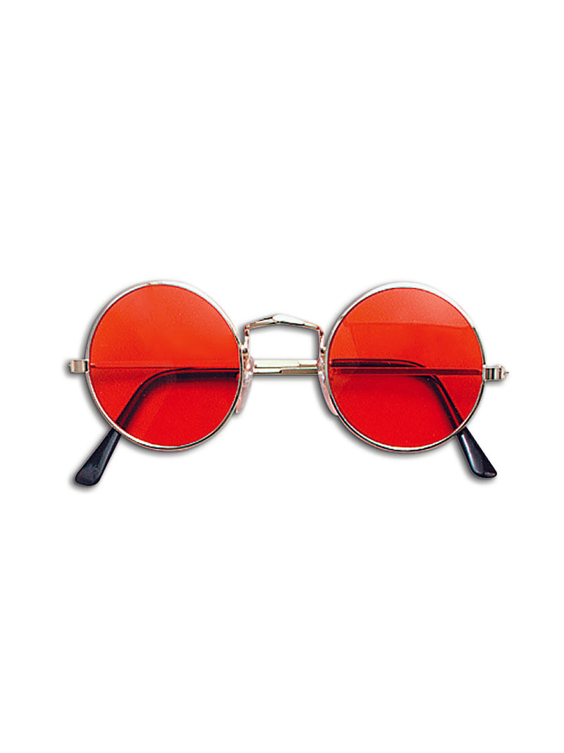 Orange 60's Style Glasses Costume Accessory