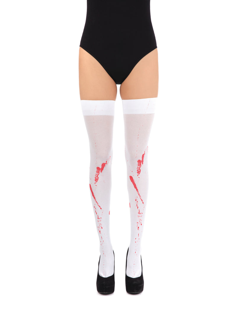 White Stockings With Blood Stain Costume Accessory
