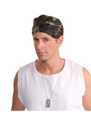 Camouflage Bandana Costume Accessory