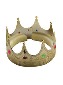 King's Crown Gold & Jewels Costume Accessory