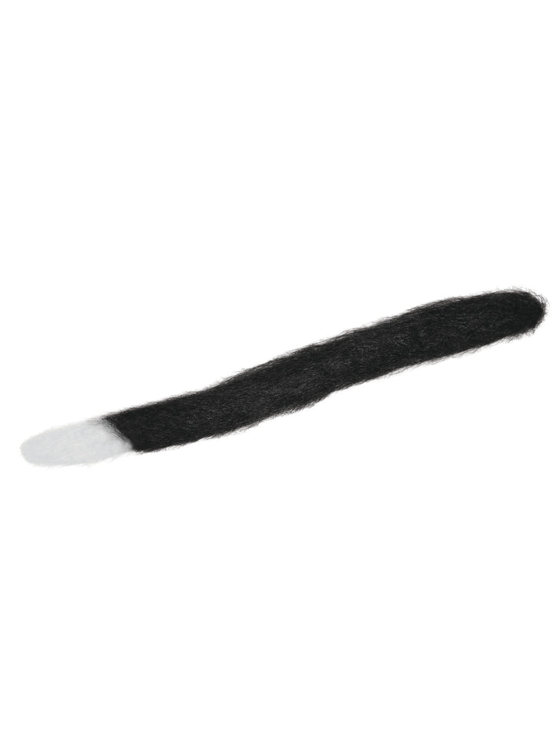 Black Cat's Tail White Tip Costume Accessory