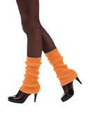 Neon Orange Leg Warmer Costume Accessory