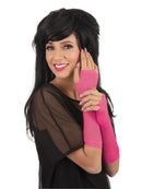Pink Gloves Fingerless Fishnet Costume Accessory