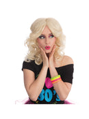 Set of 4 80's Neon Bracelets Costume Accessory