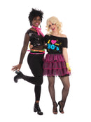 Set of 3 80's Neon Belts Costume Accessory