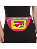 80's Neon Bum Bag Costume Accessory