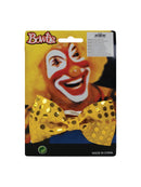 Gold Sequin Bow Tie Costume Accessory