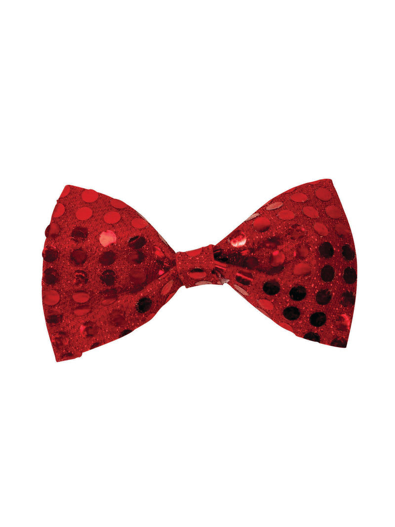 Red Sequin Bow Tie Costume Accessory