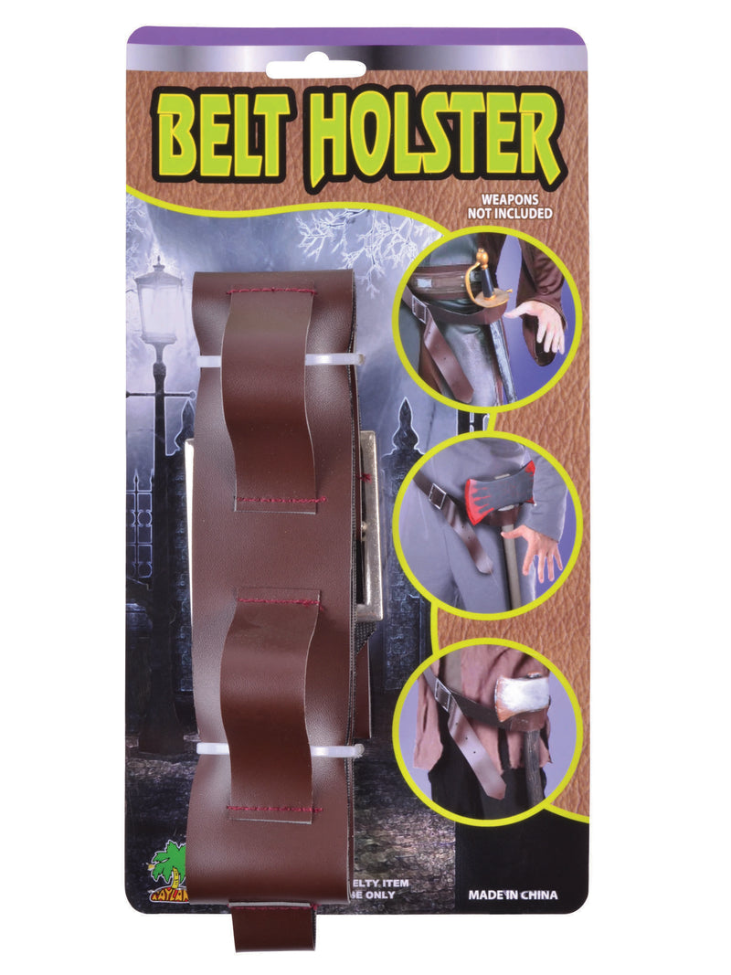 Brown Holster Belt Costume Accessory